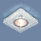 Точечный светильник 8391 MR16 CL/SL прозрачный/серебро