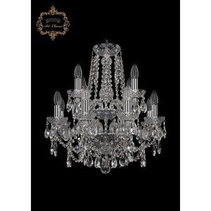 Хрустальная подвесная люстра 11.25.8+4.165.2d.Cr.Sp