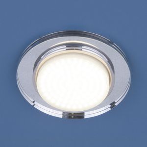 Встраиваемый светильник 8061 GX53 SL зеркальный/серебро