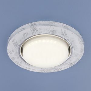 Встраиваемый светильник 1062 GX53 WH/SL белый/серебро