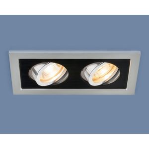 Встраиваемый светильник направленного света 1031/2 MR16 SL/BK серебро/черный