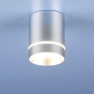 Накладной светодиодный светильник DLR021 9W 4200K хром матовый