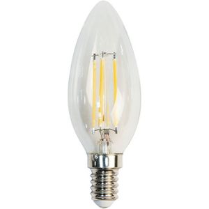Лампочка светодиодная филаментная свеча E14 5W 2700K 530lm 25572