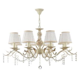 Люстра с подвесками хрусталь Serra  FR3612-PL-08-BG