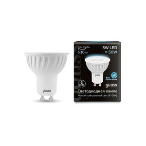 Лампочка LED MR16 GU10 5W 4100K 101506205