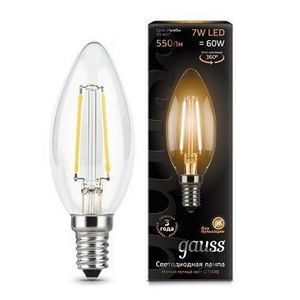 Лампочка LED Filament Candle E14 7W 2700К 1/10/50 103801107