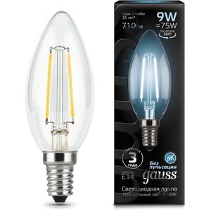 Лампочка LED Filament Candle E14 9W 4100К 1/10/50 103801209