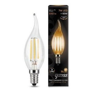 Лампочка LED Filament Candle tailed E14 7W 2700К 1/10/50 104801107