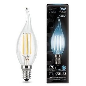 Лампочка LED Filament Candle tailed E14 9W 4100K 1/10/50 104801209