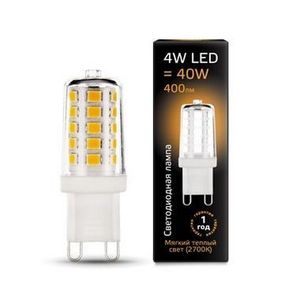 Лампочка LED G9 AC185-265V 4W 2700K керамика 1/10/200 107309104