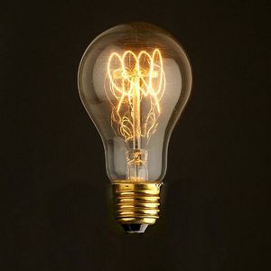 Ретро лампочка накаливания Эдисона груша E27 60W 2400-2800K 1004-SC
