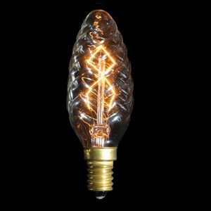 Ретро лампочка накаливания Эдисона свеча E14 40W 2400-2800K 3540-LT