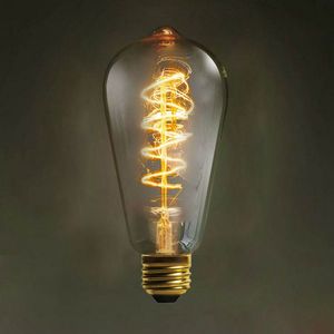 Ретро лампочка накаливания Эдисона груша E27 40W 2400-2800K 6440-CT