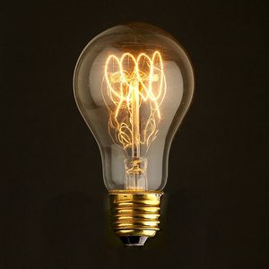 Ретро лампочка накаливания Эдисона груша E27 40W 2400-2800K 7540-T