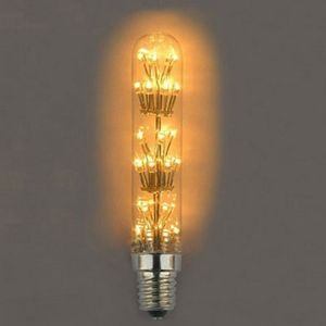 Светодиодная ретро лампочка Эдисона свеча E27 2W T1030LED
