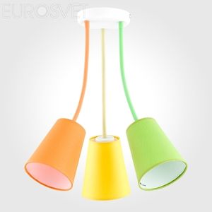 Разноцветная потолочная люстра Wire Colour 2106 Wire Colour